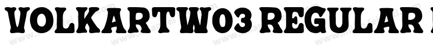 VolkartW03 Regular Regular字体转换
